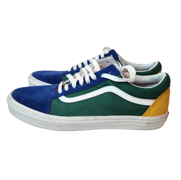 Vans Other - VANS EUC OLD SKOOL SkateShoe Blue Green Yellow Size 11